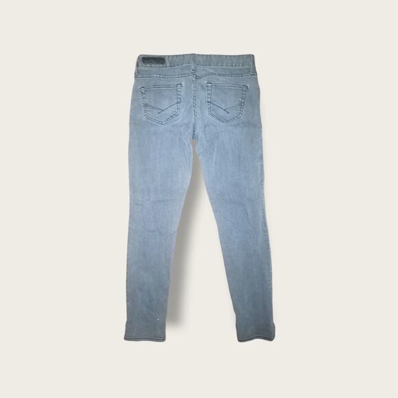 VANS Gray Pleated Skinny Jeans Size 7 - Picture 4 of 7